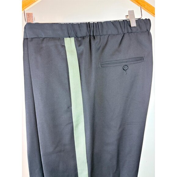 Emporio ARMANI Mens Drawstring Waist Wool ITALIAN Casual Pants 36 w - Picture 2 of 4